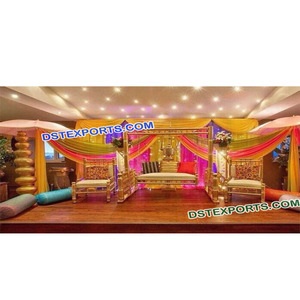 Punjabi-mahndi musulmán para decoración de escenario, escenario de boda, escenario asiático - Product Image 1