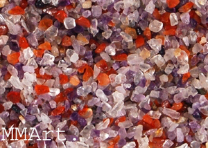 Décor d'aquarium en pierre naturelle de haute qualité puces de graviers fantaisie polychromes cailloux polis Premium pour l'extérieur pour les aquariums - Product Image 5