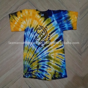 NUEVA CAMISETA TRANSPIRABLE DE PUNTO CON ESTAMPADO TIE DYE DE GANESH HINDÚ, ESTILO VINTAGE - Product Image 3