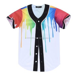 Uniformes de Softbol de Diseño Personalizado, Camisetas de Béisbol Lisas al por Mayor, Ropa Deportiva, Prendas de Tallas Grandes - Product Image 2