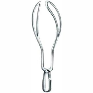 Pince obstétrique Simpson pour section césatéenne 23.5 cm instruments chirurgicaux Mahersi - Product Image 4