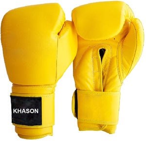 Venta al por mayor de guantes de boxeo impermeables con diseño de logotipo personalizado de cuero PU 10OZ/12OZ ajustable para guantes de entrenamiento al aire libre con correa - Product Image 4