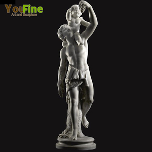 Statue en marbre d'extérieur, Statue de la mythologie lucreety teint - Product Image 3