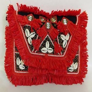 Bolsos de Mensajero de mano con cuentas hechos a mano de diseñador para mujer India estilo bohemio ligero de gran capacidad para compras nocturnas - Product Image 1