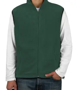 Bangladesh Fabriek Mannen Hoodless Fleece Gevoerde Softshell Jas, Mannen Micro Fleece Vest