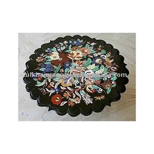 กลมฝังหินอ่อน Inlay งานศิลปะตารางท็อปส์ - Product Image 1