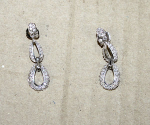Nueva llegada Cubic Zircon Gemstone 925 plata esterlina sólida hecha a mano mujeres pendientes joyería para venta al por mayor - Product Image 5