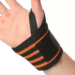 Cheap Weight lifting wrist wraps/hand Support Gym Lifting Wrist Straps