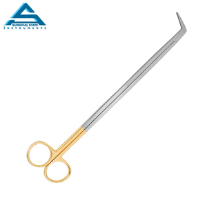 Ciseaux utilitaires en acier inoxydable avec poignée en plastique pour les infirmières ou l'instrument chirurgical essentiel de toile de coupe - Product Image 6