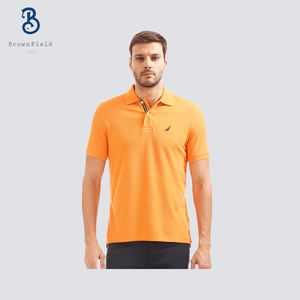 เสื้อเชิ้ตผ้าฝ้ายถักโพลีเอสเตอร์ระบายอากาศแบบลำลองสำหรับผู้ชาย60ชิ้นสำหรับใส่ตีกอล์ฟ - Product Image 6