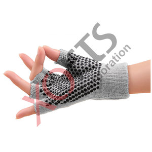 Gants sans doigts en silicone antidérapants pour le yoga et le cyclisme Grip Musculation Matériau en caoutchouc - Product Image 5