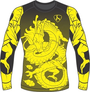 MMA BJJ เสื้อรัดรูปแขนยาวสำหรับผู้ชาย,กันผื่นแขนยาว - Product Image 1