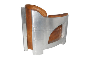 Moderno estilo aviador cuero Silla de Bar - Product Image 2