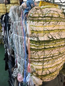 Ropa de segunda mano sin cortar, Trapos de desecho, mezcla de Jersey, residuos textiles - Product Image 4