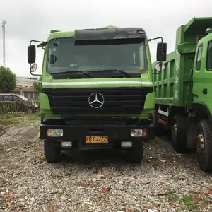 Utilisé bon prix North Benz camion à benne basculante 8x4 à vendre