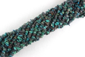 Pierres précieuses naturelles vertes Chrysocolla, perles de puces lisses non coupées pour la fabrication de bijoux et de colliers, vente en gros - Product Image 5