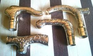 86 poignées en laiton by et crochet, pour bâtons de marche et parapluie, nouveau design - Product Image 3