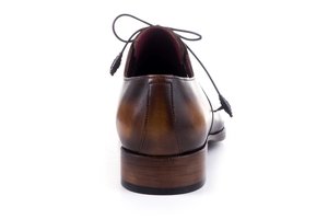 Zapatos de vestir de lujo Oxfords de cuero genuino hechos a mano italianos para hombres Versátil con estilo para todos Primavera Verano Otoño Invierno - Product Image 4