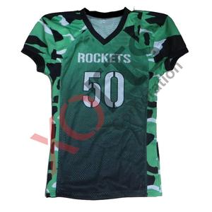Équipement de maillot de football américain sur mesure Impression par sublimation de qualité supérieure Options respirantes et de taille supérieure - Product Image 1