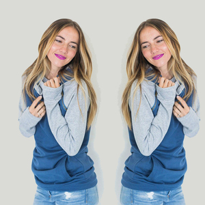 Sudadera con capucha para mujer, Jersey informal con capucha, Tops - Product Image 3