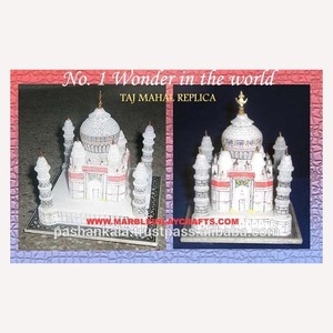 Taj Mahal en marbre blanc, décoration Antique pour la maison, style japonais - Product Image 1