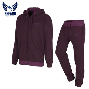 Ensemble 2 pièces unisexe de jogging fitness avec broderie en coton de taille XL survêtement pour hommes avec logo personnalisé en vrac vente en gros - Product Image 5