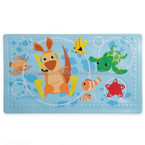 Tapis de bain en coton doux antidérapant cuisine enfants chambre tapis de sol super absorbant ovale paillasson mignon décoration motif solide usage domestique - Product Image 4