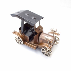 Độc đáo tấm kim loại Handmade Antique vintage phong cách Đồ chơi mô hình xe kéo mini xe - Product Image 4