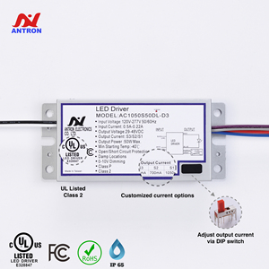 Antron 40W-50W cho UL không thấm nước Dimmable dẫn lái xe hiện tại lựa chọn cho <span class=keywords><strong>LED</strong></span> chiếu sáng AC-DC năng lượng chuyển giao - Product Image 3