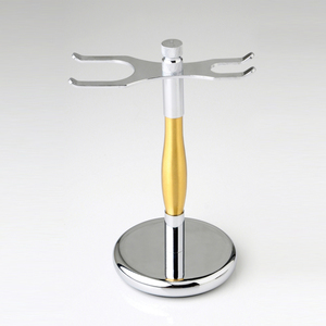 Soporte de brocha de afeitar Madhav Metal Blue Moisturizing de metal personalizado de nueva colección disponible a bajo precio - Product Image 1