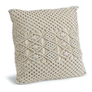 Organic Macrame Pillow <b>Cover</b> Handwoven Macrame <b>Cushion</b> <b>Cover</b> by Avior - Product Image 2