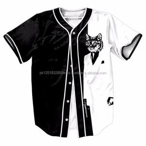 เสื้อเบสบอลดีไซน์ล่าสุด แบบยูนิเซ็กซ์ ออกแบบเองได้ ระบายอากาศ แห้งเร็ว ไซส์ใหญ่ ต้านเชื้อแบคทีเรีย คอวี ผ้ายืดสแปนเด็กซ์/โพลีเอสเตอร์ - Product Image 4