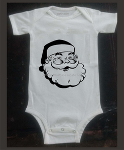 Venta al por mayor liso bebé recién nacido mameluco personalizado impreso Navidad mono Unisex Odem tejido de punto compras en línea India - Product Image 5