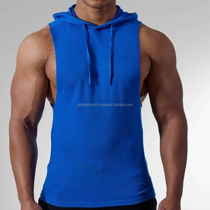 <b>Sleeveless</b> Hoodies Gym Hoodies <b>Mens</b> Fitness <b>Hoodie</b> - Product Image 1