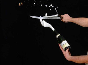 Cubo de hielo de acero inoxidable, sable de champán, cuchillos de champán, abridor de champán - Product Image 5