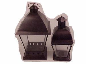 ตะเกียงเหล็กทรงสี่เหลี่ยมยอดนิยม รูปทรงตัววี ผิวสีทองแดง ตะเกียงโมร็อกโก ของตกแต่งบ้าน ที่ใส่เทียน งานโลหะ - Product Image 2