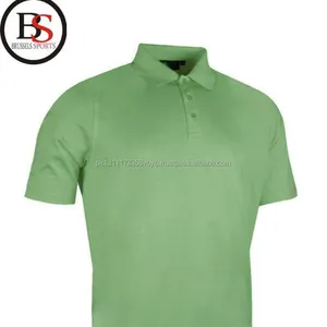 Polo de Golf verde liso para hombre, Camiseta deportiva con logotipo personalizado, a la venta, barata - Product Image 1