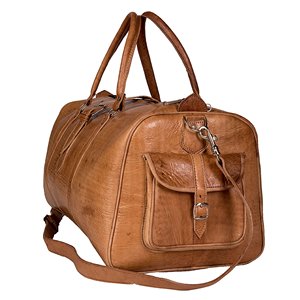 Sac de voyage en cuir véritable marocain 2019 - Product Image 2