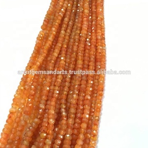 Cuentas facetadas de cornalina Natural de alta calidad a la venta - Product Image 2