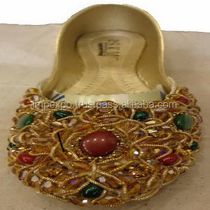 Chaussures pakistanaises Khussa pour femmes Collection été et printemps Design élégant Punjabi Khussa - Product Image 6