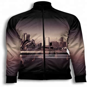Venta al por mayor de invierno cálido de talla grande chaquetas de los hombres el mejor rendimiento todos los deportes sublimación con cierre de cremallera impermeable transpirable - Product Image 5