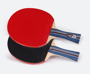 DHS Double Happiness 2002 Raquette de tennis de table 2 étoiles avec étui quantité minimale de commande bas Trail Order - Product Image 5