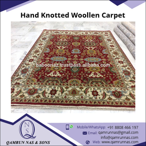 พรมบ้านเปอร์เซียแบบกลับด้านได้หรูหรา1ชิ้นผ้าขนสัตว์ดีไซน์แบบผูกปมสำหรับ Room-CU-2986อยู่อาศัย - Product Image 4