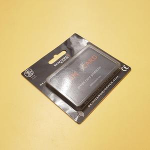 cheap slide blister box with paper card from PVC/PET in Shenzhen  gift card packaging
