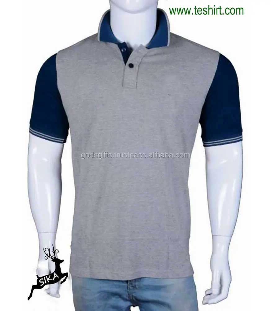 Yüksek kaliteli % 100% pamuklu pike Mens özelleştirilmiş Polo T shirt şirketim İşlemeli Logo ile organik bambu ocs pamuk çevrimiçi