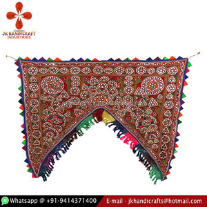 Puerta tradicional india colgante estilo Banjara tela de algodón Vintage Toran precio al por mayor colección - Product Image 2
