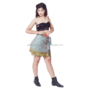 กระโปรงแฟชั่นผู้หญิงสไตล์วินเทจแบบพันรอบใหม่ - Product Image 2