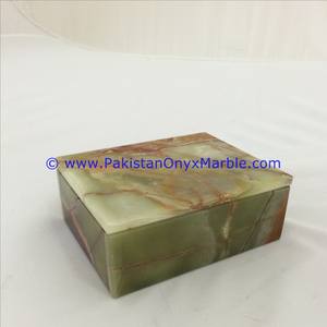 Boîte en ONYX vert MULTI vert, offre spéciale, prix pas cher, cadeaux décoratifs pour cuisine, salle de bain, bureau - Product Image 1
