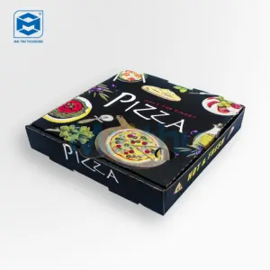 Logotipo de diseño de la mejor caja negra de Pizza, 12 pulgadas