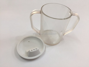 Taza Tritan de Grado Alimenticio OEM con 2 Asas, Fácil de Usar para Personas Mayores - Modelo WE601 - Product Image 4